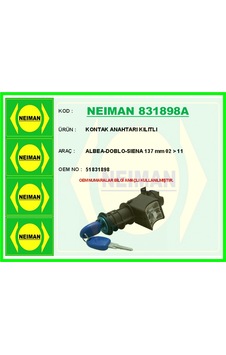 Kontak Anahtarı Kılıtlı Albea-doblo-sıena 137 Mm 02 Gldısptm - 87 - 11 Çok Renkli Kontak Anahtarı Kılıtlı Albea-doblo-sıena 137 Mm 02 Gldısptm - 87 - 11 Çok Renkli