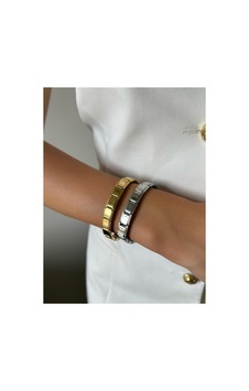 2 Li Italian Charm Tarzı Elastik Bileklik Seti Gold-gümüş Gümüş 2 Li Italian Charm Tarzı Elastik Bileklik Seti Gold-gümüş Gümüş