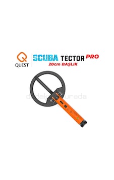 Scuba Tector Pro Su Altı Dedektörü&sahil Arama Dedektörü - 20 Cm Başlıklı