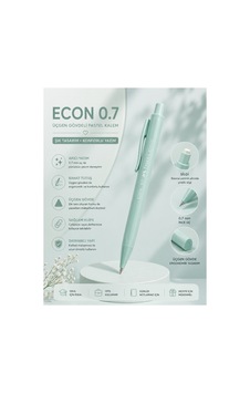 Faber-castell Econ 0.7 Pastel Uçlu Kalem Silgili Üçgen Gövde, Silgili, Ergonomik Tutuş, Okul Ofis Ve Günlük Kullanım Yeşil Faber-castell Econ 0.7 Pastel Uçlu Kalem Silgili Üçgen Gövde, Silgili, Ergonomik Tutuş, Okul Ofis Ve Günlük Kullanım Yeşil