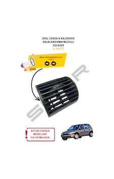 Opel Corsa B Kalorifer Havalandırma Muzulu Izgarası 1814009 1 Adet Opel Corsa B Kalorifer Havalandırma Muzulu Izgarası 1814009 1 Adet