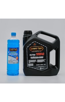 Power Ten 10W-40 Motor Yağı 4 L + Cam Suyu
