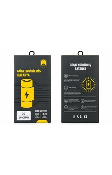 Apple iPhone 7 / 7g Uyumlu 2400 Mah Güçlendirilmiş Li-ıon Batarya Apple iPhone 7 / 7g Uyumlu 2400 Mah Güçlendirilmiş Li-ıon Batarya