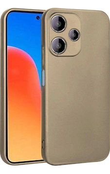 Xiaomi Redmi 12 5g Kılıf Zore Premier Silikon Kapak Gold