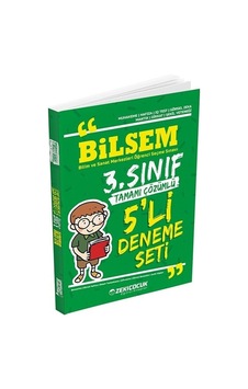 3.Sınıf Bilsem Tamamı Çözümlü 5'li Deneme - Zeki Çocuk Yayınları 3.Sınıf Bilsem Tamamı Çözümlü 5'li Deneme - Zeki Çocuk Yayınları