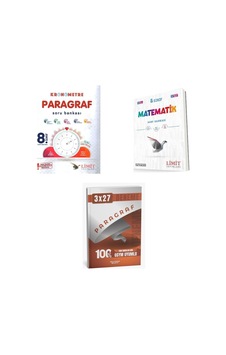 2027 Limit 8. Sınıf Paragraf Lgs Kronometre + Matematik Soru + Anla Kazan Paragraf Deneme 3'lü Set 2027 Limit 8. Sınıf Paragraf Lgs Kronometre + Matematik Soru + Anla Kazan Paragraf Deneme 3'lü Set