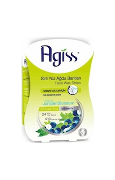 Agiss Juniper Blossom Hassas Ciltler için Yüz Bölgesi Sir Ağda Bantları 24'lü + Temizleme Mendili 4'lü Agiss Juniper Blossom Hassas Ciltler için Yüz Bölgesi Sir Ağda Bantları 24'lü + Temizleme Mendili 4'lü