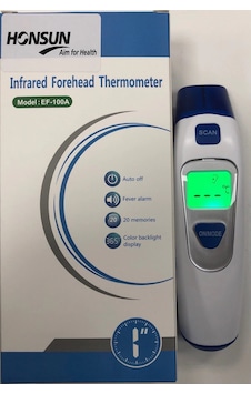 Honsun EF-100A Dijital Kulak ve Alından Ateş Ölçer Honsun EF-100A Dijital Kulak ve Alından Ateş Ölçer
