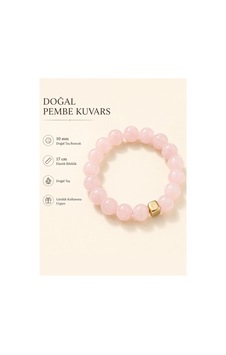Leyan Doğaltaş 10 Mm Pembe Kuvars Doğal Taş Bileklik Altın Renk Ara Aparatlı El Yapımı Kadın Bileklik Pembe Pembe Leyan Doğaltaş 10 Mm Pembe Kuvars Doğal Taş Bileklik Altın Renk Ara Aparatlı El Yapımı Kadın Bileklik Pembe Pembe