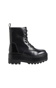 Calvin Klein Jeans Flatform Lace Up High Boots Siyah Siyah Calvin Klein Jeans Flatform Lace Up High Boots Siyah Siyah