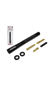 Carub Çubuk Anten Spor Momo Alüminyum Siyah-karbon 12 Cm Br0041050 Carub Çubuk Anten Spor Momo Alüminyum Siyah-karbon 12 Cm Br0041050