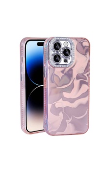 Apple Uyumlu iPhone 15 Pro Max Kılıf Airbagli Parlak Taş Detay Tasarımlı Zore Esila Kapak Pembe Apple Uyumlu iPhone 15 Pro Max Kılıf Airbagli Parlak Taş Detay Tasarımlı Zore Esila Kapak Pembe