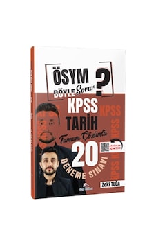 Ösym Böyle Sorar 2026 Kpss Tarih Tamamı Pdf Çözümlü 20 Deneme Sınavı Dizgi Kitap