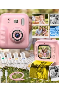 Çocuk Dijital Fotoğraf Makinesi Anında Baskı Ve Hd Video Kayıt Özellikli 5 Kalem Ve 4 Rulo Kağıt Hed Çocuk Dijital Fotoğraf Makinesi Anında Baskı Ve Hd Video Kayıt Özellikli 5 Kalem Ve 4 Rulo Kağıt Hed
