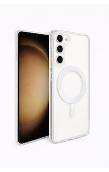 Samsung Galaxy S23 Uyumlu Kamera Korumalı Magsafe Wireless Şarj Özellikli Lüks Şeffaf Silikon Telefon Kılıfı Samsung Galaxy S23 Uyumlu Kamera Korumalı Magsafe Wireless Şarj Özellikli Lüks Şeffaf Silikon Telefon Kılıfı
