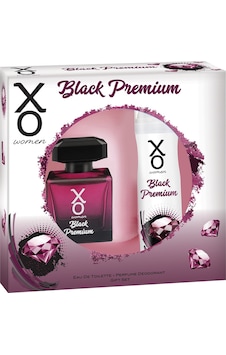 XO Black Premium Kadın Parfüm EDT 100 ML + Deodorant 125 ML