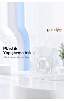 Kendinden Yapışkanlı Geçmeli Duvar Askısı 10 Adet Açık Gri Kendinden Yapışkanlı Geçmeli Duvar Askısı 10 Adet Açık Gri