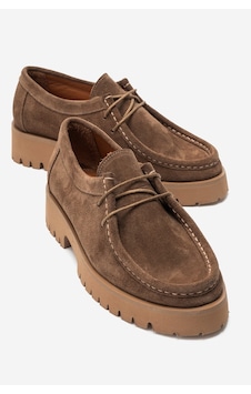 Luvi Shoes Talıa Toprak Süet Hakiki Deri Bağcıklı Kadın Loafer Ayakkabı Luvi Shoes Talıa Toprak Süet Hakiki Deri Bağcıklı Kadın Loafer Ayakkabı