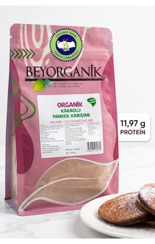 Organik Kakaolu Pankek Karışımı 300gr Organik Kakaolu Pankek Karışımı 300gr