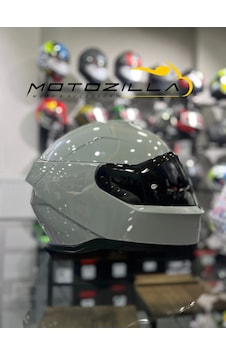 Siyah Vizör + Shark Skwal İ3 Ledli Kapalı Kask Nardo Gri