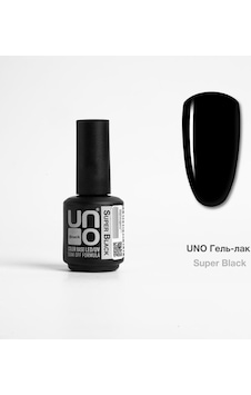 Uno Gel Polish Super Black 15 ML
