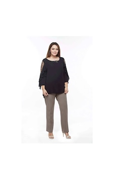 Moda Berray 2555 Gizli Cep Modeline Sahip Büyük Beden Pantolon Vizon Vizon Moda Berray 2555 Gizli Cep Modeline Sahip Büyük Beden Pantolon Vizon Vizon