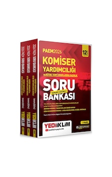 Yediiklim 2026 Paem Komiser Yardımcılığı Ve Rütbe Terfi Sınavlarına Hazırlık Modüler Set Tamamı Çözümlü Soru Bankası 3 Modül Yediiklim 2026 Paem Komiser Yardımcılığı Ve Rütbe Terfi Sınavlarına Hazırlık Modüler Set Tamamı Çözümlü Soru Bankası 3 Modül