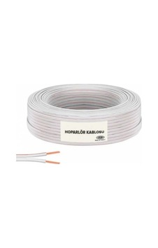 Enerji Aydınlatma / Benkel 100 Metre Kırmızı Beyaz 2x0,75 Kordon Kablo
