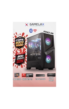 Gamelax Pençe-08 R7-9800X3D 32 GB 1 TB SSD 16 GB RTX5070Ti Masaüstü Bilgisayar Gamelax Pençe-08 R7-9800X3D 32 GB 1 TB SSD 16 GB RTX5070Ti Masaüstü Bilgisayar