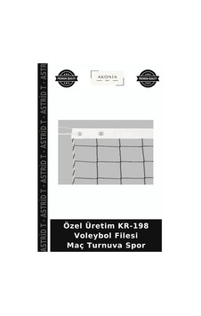 Özel Üretim Kr-198 Voleybol Filesi Maç Turnuva Spor Özel Üretim Kr-198 Voleybol Filesi Maç Turnuva Spor