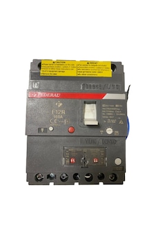 Federal F12R 160A 4 Kutuplu (3 Faz 1 Nötr) Ayar Sahalı Kompakt Şa Federal F12R 160A 4 Kutuplu (3 Faz 1 Nötr) Ayar Sahalı Kompakt Şa