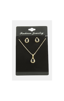 Zenviac456 Damla Zirkon Taşlı Set Kolye Zenviac45678 Siyah 63668487 Zenviac456 Damla Zirkon Taşlı Set Kolye Zenviac45678 Siyah 63668487