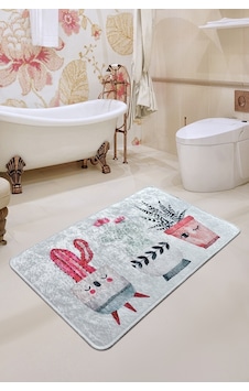 Happy Cactus Djt 60X90 Cm Banyo Banyo Paspası Happy Cactus Djt 60X90 Cm Banyo Banyo Paspası