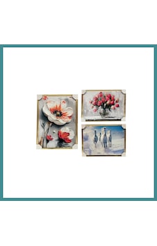 Trendexa 50x70 Tablo Mac Çok Renkli
