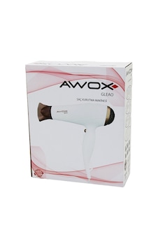 Awox Gleao Beyaz Saç Kurutma - Fön Makinesi Soğuk Üfleme 2 Kademe Fan - 3 Kademe Sıcaklık 1700-2000w 5256