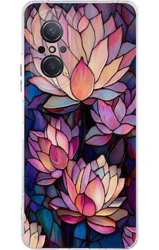 Printify Huawei Nova 9 Se İle Uyumlu Vitray Sessiz Lotus Tasarımlı Şeffaf Silikon Kılıf Şeffaf Printify Huawei Nova 9 Se İle Uyumlu Vitray Sessiz Lotus Tasarımlı Şeffaf Silikon Kılıf Şeffaf