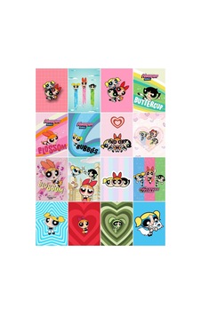 Power Puff Girls Çoklu 16'lı Sticker Seti Diğer Power Puff Girls Çoklu 16'lı Sticker Seti Diğer