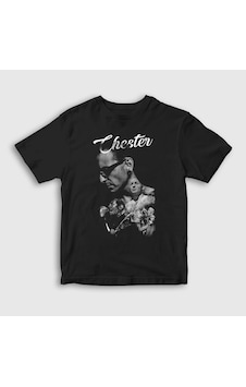 Presmono Unisex Çocuk Chester V2 Linkin Park T-shirt Siyah