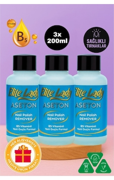 B-5 Vitaminli Oje Çıkarıcı 200 Ml 3'lü Eko Set Tırnak Kırılmalarını Önleyici Aseton B-5 Vitaminli Oje Çıkarıcı 200 Ml 3'lü Eko Set Tırnak Kırılmalarını Önleyici Aseton