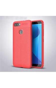 Asus Zenfone Max Plus M1 Zb570tl Kılıf Zore Niss Silikon Kapak Kırmızı