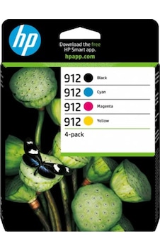 Hp 6zc74ae 912 Sıyah/macenta/cyan/sarı 4lu Paket Murekkep Kartusu