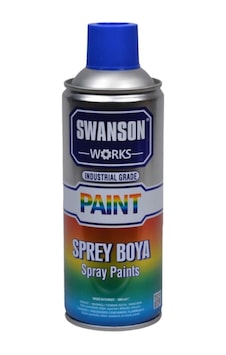 Swanson Works DMR0251478 Metalik Sprey Boya Siyah 400 ML Swanson Works DMR0251478 Metalik Sprey Boya Siyah 400 ML
