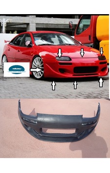 Mazda Lantis Ön Tampon Modifiyeli Boyasız Ham Siyah Fiberclass Mazda Lantis Ön Tampon Modifiyeli Boyasız Ham Siyah Fiberclass
