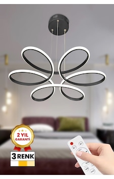 Papatya Topsuz 3 Renk Kumandalı Led Avize Büyük Salon Ledli Avize Siyah - 803345374 Siyah - 803345374 Siyah Papatya Topsuz 3 Renk Kumandalı Led Avize Büyük Salon Ledli Avize Siyah - 803345374 Siyah - 803345374 Siyah