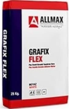 Allmax Grafix Flex Granit Yapışıtırıcı Beyaz 25 Kg. Allmax Grafix Flex Granit Yapışıtırıcı Beyaz 25 Kg.