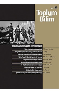 Toplum ve Bilim Sayı: 126 Toplum ve Bilim Sayı: 126
