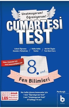 8. Sınıf CumartesiTest Fen Bilimleri / Kolektif 8. Sınıf CumartesiTest Fen Bilimleri / Kolektif