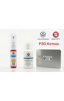 Volkswagen Seat Lp3g Kırmızı Rötuş Seti - 2 Si 1 Arada İğne Ve Fırça Uçlu Şişe, Solüsyon Ve Rötuş Çeliği Volkswagen Seat Lp3g Kırmızı Rötuş Seti - 2 Si 1 Arada İğne Ve Fırça Uçlu Şişe, Solüsyon Ve Rötuş Çeliği