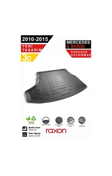Mercedes W212 2010 2015 Plastic Set Uyumlu 3d Bagaj Havuzu Su Geçirmez, Kaymaz, Yüksek Kenarlı