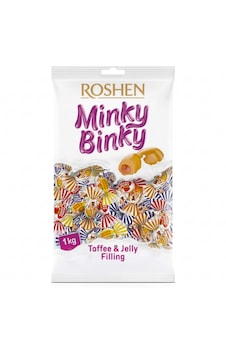 Roshen Minky Binky Toffee & Jelly Filling 1kg Roshen Minky Binky Toffee & Jelly Filling 1kg